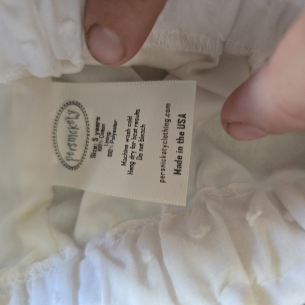 NWT Persnickety Ivory Ruffled Bloomers - Picture 3 of 4